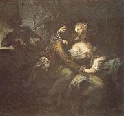 Heinrich Fussli Recreation by our Gallery oil painting on canvas
